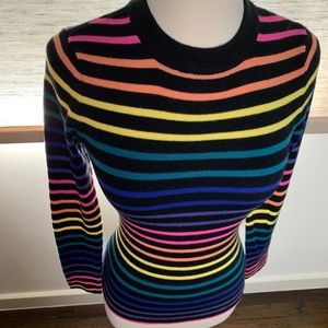 Lovers + Friends Unity Rainbow Sweater, Size Small